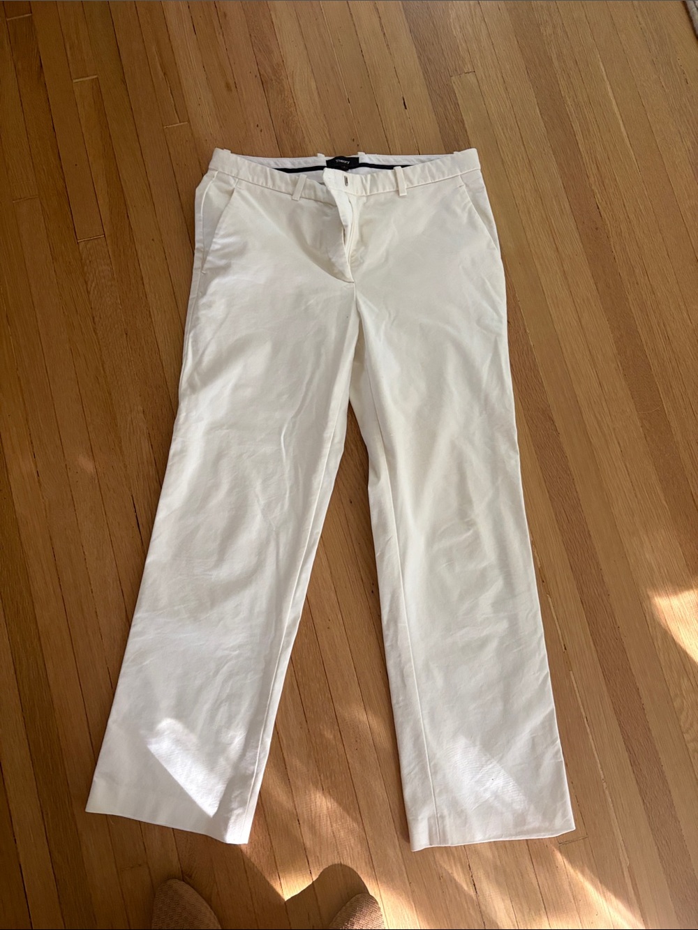 Theory Women's White Pants